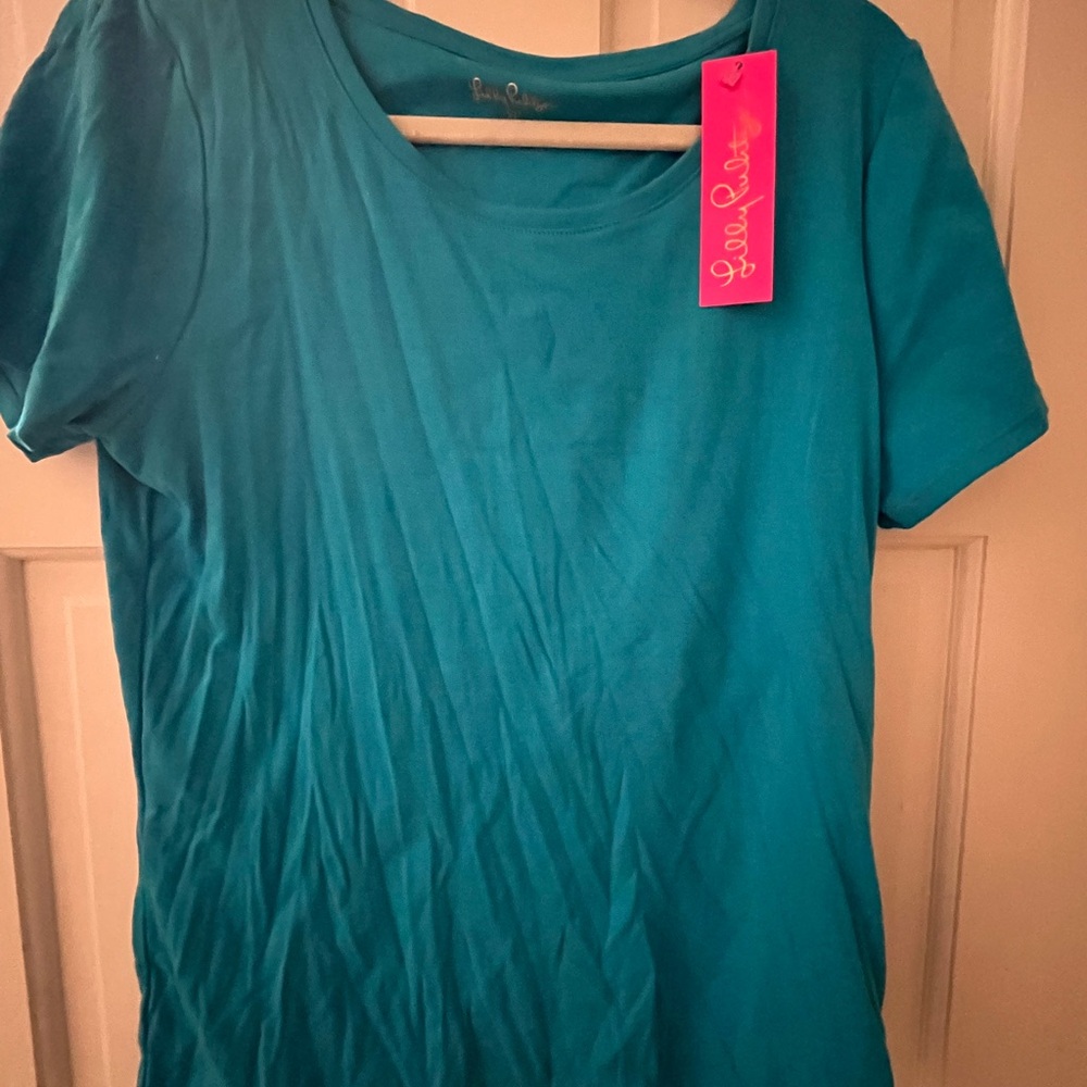 Lilly Pulitzer Turquoise Short Sleeve Tee